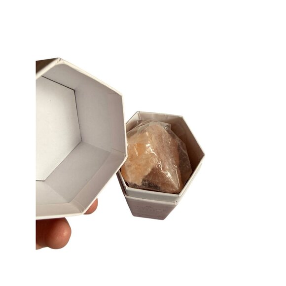 Himalayan Salt Crystals In Pink Hexagonal Box - Picture 3 of 5